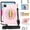 Glitter Pink, variant on for iPad Air 6th Gen 11" 2024/Pro 11" 2022 2021 2020 2018/Air 4/Air 5 Case with Pencil Holder Sparkle Glitter 360 Rotating Kickstand Hand Strap Shoulder Strap Lightweight Clear Cover, Glitter Gold