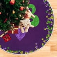 thumbnail image 5 of GZHJMY Mardi Gras Christmas Tree Skirt, Tree Skirt for Holiday Party Home Christmas Day Ornaments, 47.2", 5 of 6