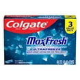 thumbnail image 2 of (2 pack) Colgate MaxFresh Cool Mint Toothpaste, 3 Pack, 6.3 oz, 2 of 13