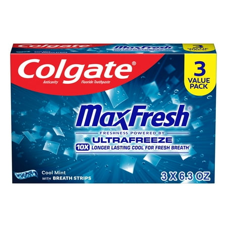 UPC 827854000099 product image for Colgate MaxFresh Cool Mint Toothpaste  3 Pack  6.3 oz | upcitemdb.com