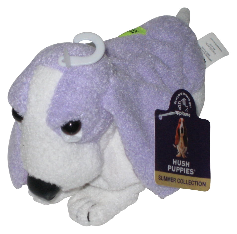Hush Puppies Applause Lavendar Purple Dog Bean Bag Plush