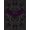Purple Black, Pattern 13, variant on ODIKA 8'x10' Washable Area Rug Bat Gothic Damask Motif Vintage Filigree Scroll Ornamental Horror Flowing for Dining Room, Large Office, Lounge, Non-Slip Chair-Friendly Mat