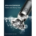 thumbnail image 5 of Hoey Electric Shaver Razor for Men, 3 in 1 Men’s Cordless LED Display IPX7 Waterproof Facial Nose Hair Beard Trimmer Grooming Haircut Kit with Wet Dry Rechargeable Use, 5 of 8