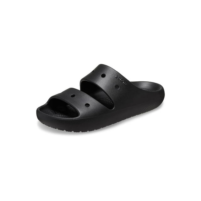 Sandalia Crocs Classic V2, unisex, impermeable, vegana, negra