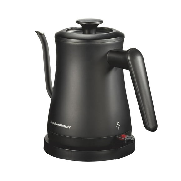 Bouilloire électrique compacte à col de cygne Hamilton Beach, 0,6 L (20 oz), 1200 W, noire (41045)