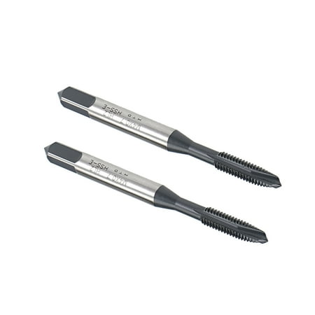 

M4 x 0.7 Spiral Point Threading Tap H2 Tolerance High Speed Steel TICN Coated Round Shank with Square End 2pcs
