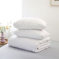 thumbnail image 6 of SPRINDAY 3Pcs Queen Comforter Set, White Boho Chevron Bedding Sets, Vertical Tufted Comforter Bed Set (1 Comforter, 2 Pillowcases), 6 of 9