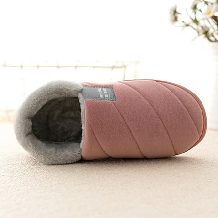 

Aayomet Women Slippers Women s Cozy House Slippers Memory Foam Furry Bedroom Slippers Anti-Slip Sole for Indoor Outdoor Purple 6