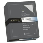 Southworth 914C-01 24 lbs. Bond Weight 8.5 in. x 11 in. Granite Specialty Paper - Gray (1/Box)