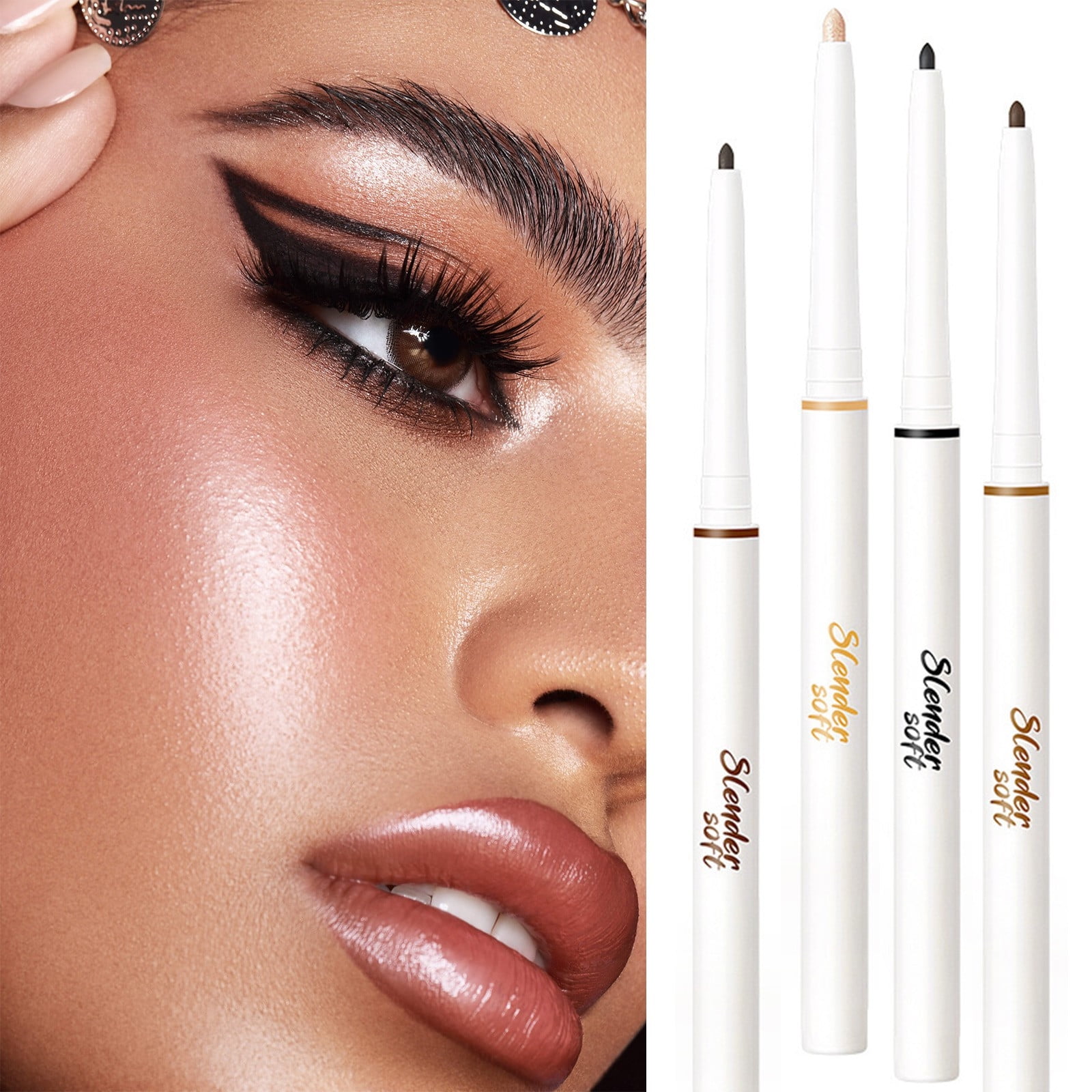 Owned Products Vegan Makeup Cant Stop Wont Stop Brow Glitter Liner Pencil Highlighter Makeup Highlighter Pencil Eyelid Tape for Hooded Eyes up Store Eyebrow Tint Stick Highlighter Gothic Makeup H2o