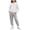 Gray, variant on BXJX Girls Cotton Outfit Sets Size 10-12, Warm 2 Piece Long Sleeve Fleece-lined Sweatshirts and Joggers Sets Pink
