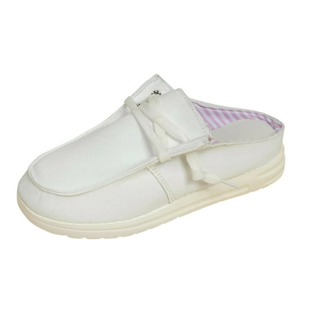 CHOII 50% off Clearance Slip-on Loafers for Women Shoes Comfortable Casual Non Slip Flats for Women Ladies Soft Work for Womens Cushionaire Sandals Summer Sandals for Women 2024 White/8.5