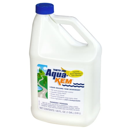Aqua-Kem RV Holding Tank Treatment - Deodorant / Waste Digester / Detergent - 1 gallon - Thetford