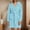 Light Blue, variant on Soft Kimono Bathrobe Shawl Collar Cozy Warm Home Loungewear Sleepwear For Women