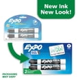 thumbnail image 3 of EXPO Dry Erase Markers, Chisel Tip, Black, 2 Count, 3 of 9