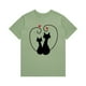 thumbnail image 3 of Blusas y camisas con estampado floral de cuello redondo y manga corta informales con estilo para primavera y verano para mujer OAVQHLG3B Store  lin121212, 3 of 3