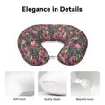 thumbnail image 4 of Disketp Rose Mix Leopard Travel Pillow Memory Foam Neck Pillow Support Pillow for Camping, Sleeping Rest Cushion Airplane Pillow, 4 of 8