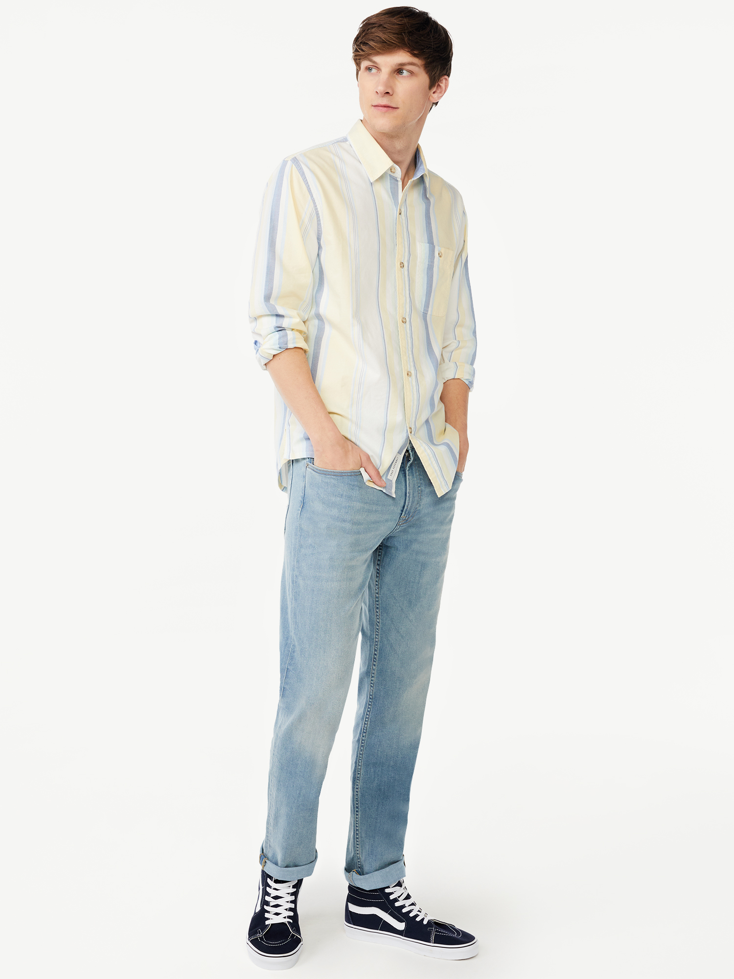Free Assembly Men's Mid Rise Slim Jeans - image 5 of 6