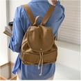 thumbnail image 2 of HLSOHJP Women Fashion Backpack Purse Casual Canvas Daypack Fashion Designer Rucksack Suitable for Shopping, Work and Daily Wear (brown), 2 of 6