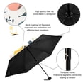 thumbnail image 4 of Flowers Umbrellas for Sun Auto Open Close UV50+ Waterproof 5-Fold Compact Fiberglass Frame, 4 of 6