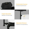 thumbnail image 6 of FAYEAN No Plumbing Pedicure Station with Adjustable Height, 360° Swivel Stool and Footrest for Nail Salon, 6 of 9