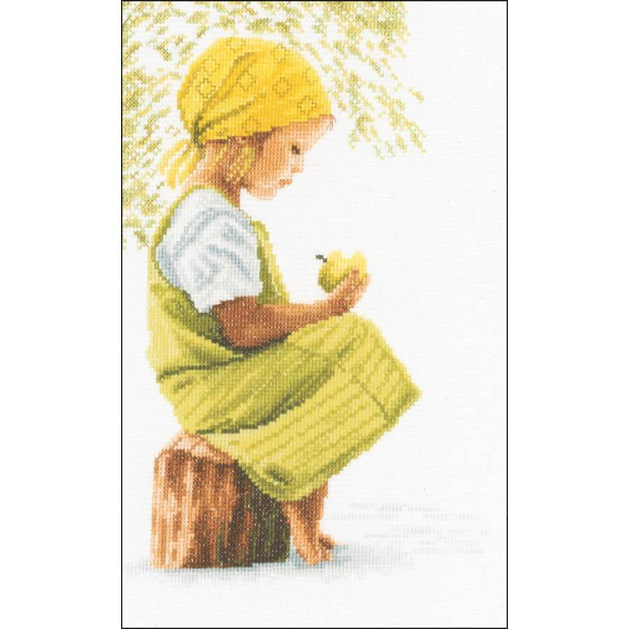 LanArte Counted Cross Stitch Kit 11/"X8/"-Oriental Beauty On Cotton 27 Count