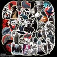 thumbnail image 2 of Calcomanías de dibujos animados de anime con forma de cuervo de la peste, 50 unidades, PVC, 2 of 3