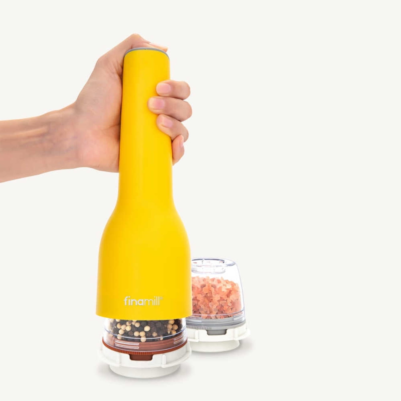 FinaMill USB Rechargeable Grinder with Pepper Pod, Canary