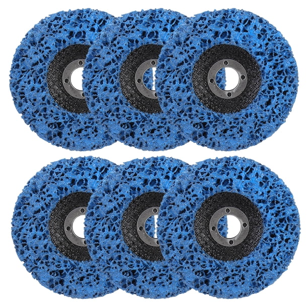 6 uds discos de tira 100mm 4 pulgadas rueda de pelado eliminación de pintura para amoladora angular