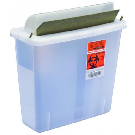 In-Room Plastic 1.25 Gallon Sharps Container 85121 NonSterile 1 Each