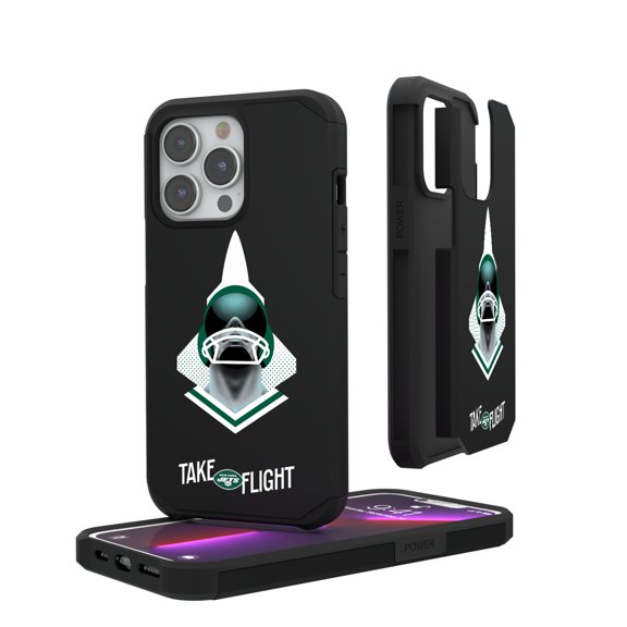 Keyscaper Black New York Jets iPhone Rugged Case