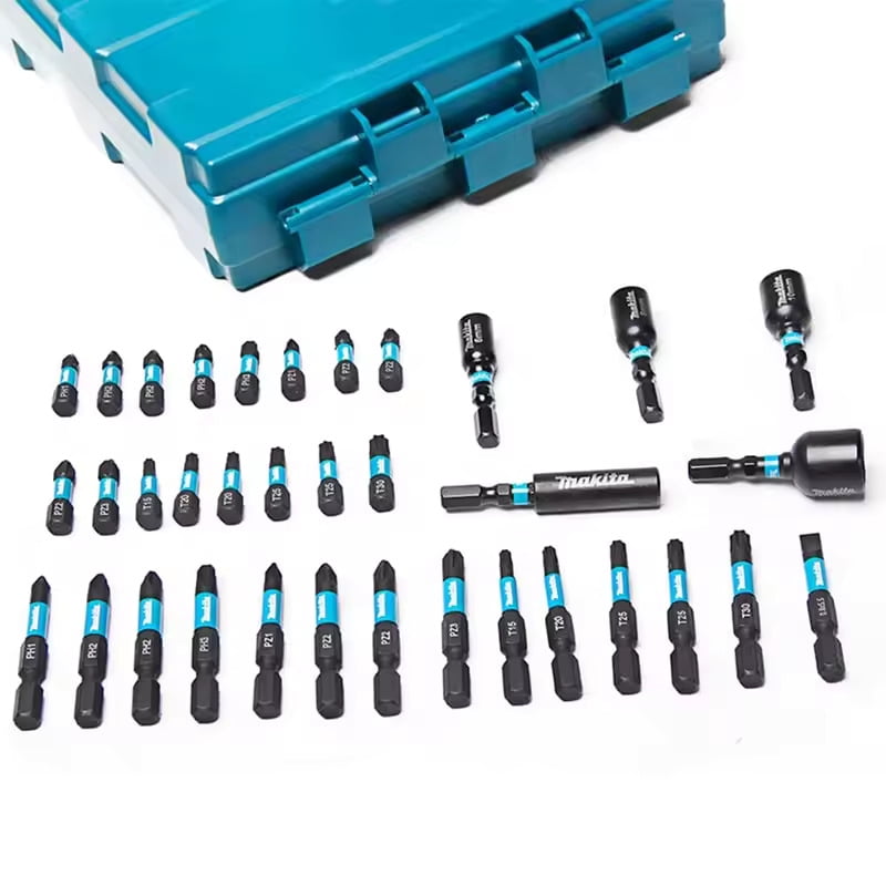 Makita E-06638 Impact Driver Bit and Socket Set 35PCS Hex Shaft Hexagon Screwdriver Head Sleeve Set Tool Accessories