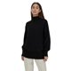 thumbnail image 1 of Womens Cable Knit Turtleneck Sweater Casual Thick Long Sleeve Tops Pullover Solid Color Casual Sweater Tops rose Red L, 1 of 5