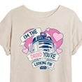 thumbnail image 3 of Star Wars - Valentine Droid You're Looking For - Women's Oversized Graphic T-Shirt, 3 of 5