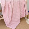 thumbnail image 7 of CREVENT Cozy Soft and Warm Sherpa Baby Blanket for Infant Toddler's Crib Cot Stroller Gift for Baby Girls All Season Use(30"X40" Pink Dot), 7 of 7