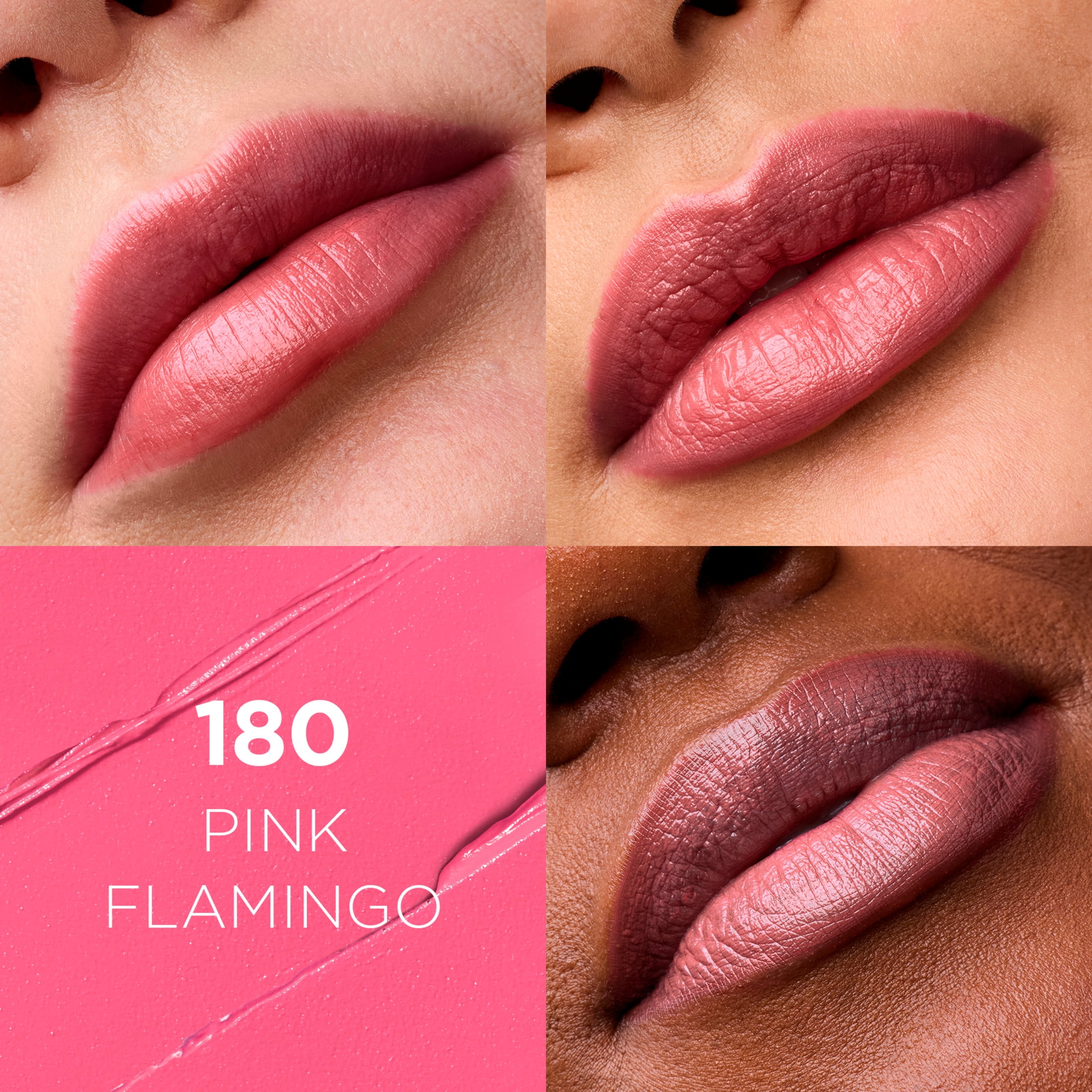 (2 pack) L'Oreal Paris Colour Riche Original Satin Lipstick for Moisturized Lips, 180 Pink Flamingo