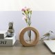 thumbnail image 5 of Soporte de tubo de ensayo hidropónico de madera para plantas de interior - Maceta de vidrio decorativa moderna, 5 of 5