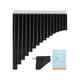 thumbnail image 2 of Pan Flute C Key Instrumento de Flauta Pan con Bolsa de Transporte de Cartón para Niños Adultos Principiantes Personal Docente para Estudiantes Principiantes ANGGREK Otros, 2 of 8