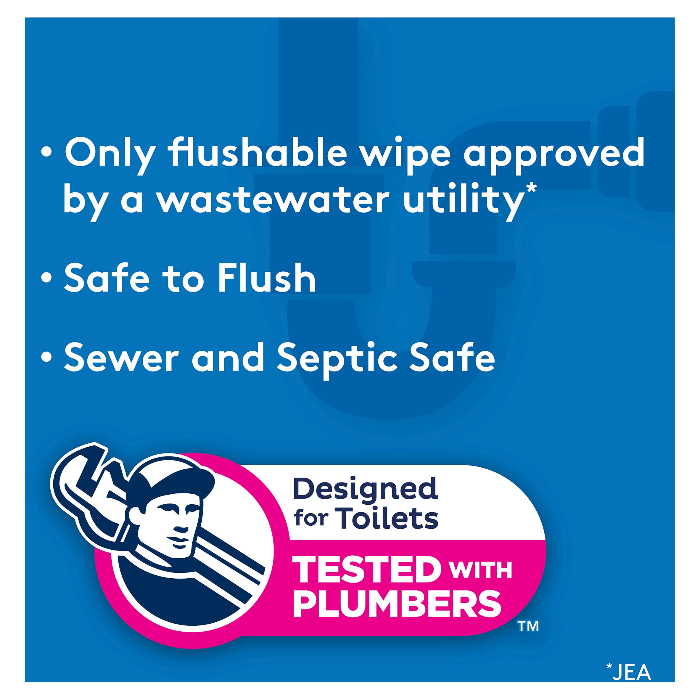 Cottonelle Fresh Care Flushable Wet Wipes, 8 Flip-Top Packs