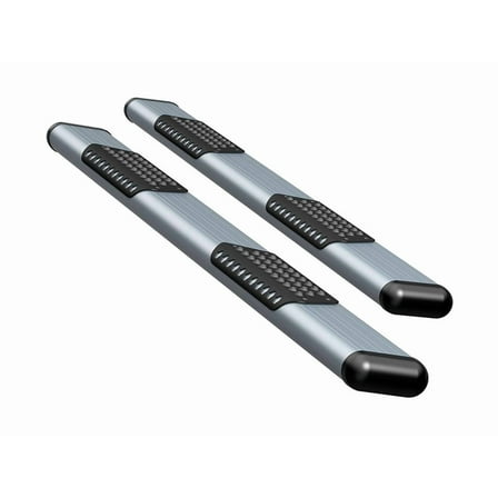 LUVERNE 583078-571521 O-Mega II 78-Inch Silver Aluminum Side Steps, Select Ford F-150, F-250, F-350, F-450, F-550 Super Duty Fits select: 2015-2022 FORD F150, 2017-2022 FORD F250