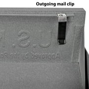 Mail Boss Mail Manager Locking Large Mailbox, Black / Granite