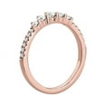 thumbnail image 2 of 0.35 Carat Excellent Round Cut Real Diamond New Design Eternity Band for Wedding and Engagement Solid 14K Rose Gold Size 11, 2 of 7