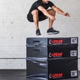 thumbnail image 3 of Lifeline Fitness Foam Plyo Box - Durable Plyometric Jump Box with Vinyl Cover and Handles - 6", 3 of 4