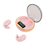 Sleep Headphones with Digital Display Charging Case for Side Sleepers, Bluetooths Earbuds Built in Battery, Wirelessly Earphones for Sleep Work Workout
