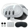 thumbnail image 1 of For Meta Quest 3 Headset Q 3 Host Crystal Case Lens Cover Tempered Film Rocker Cap Strong Protection VR Accessories, 1 of 5