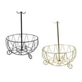 thumbnail image 1 of de fruteros grandes rústicos con soporte para plátanos, gancho para , aperitivos , organizador de encimera, centro de mesa Macarena Canasta de frutas, 1 of 8