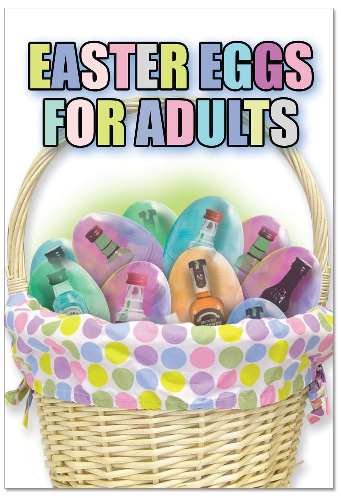 C1346EAG Funny Easter Card &lsquo;Adult Egg Hunt Easter Paper&rsquo; with Envelope