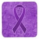 Carolines Treasures AN1207FC 3.5 x 3.5 In. Ruban Violet pour Pancréatique et Leiomyosarcome Sensibilisation au Cancer Sous-Verres-Ensemble de 4 – image 1 sur 1