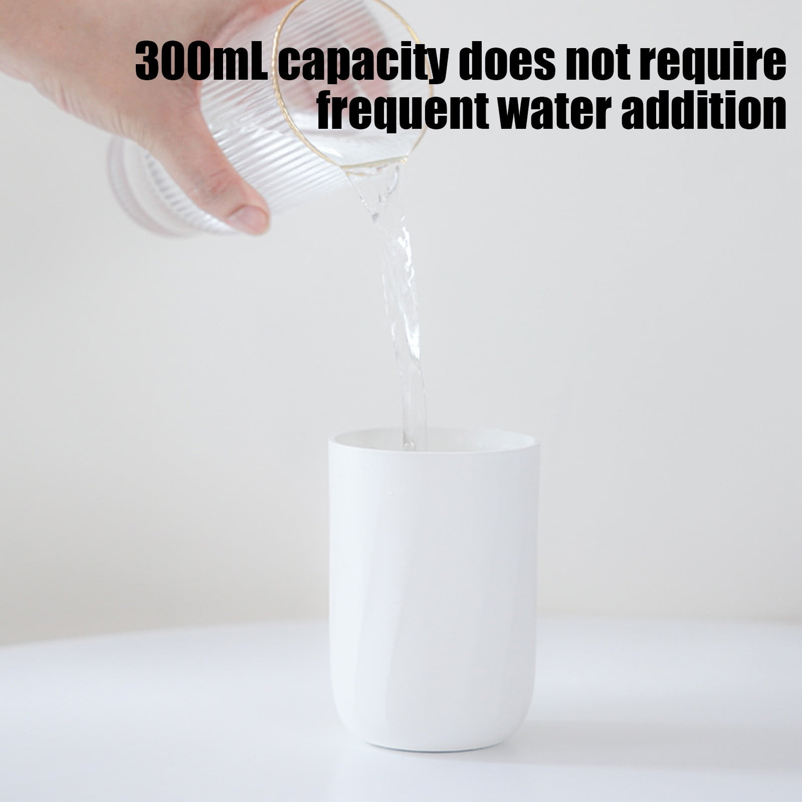 USB Humidifier With Colored Light Quiet Cool Mist Humidifier For Bedroom And Office Plants Easy To Clean Personal Desktop Cool Mist Air Humidifier Super Quiet for Car Office Home