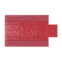 Lightweight 14 Ounce Red Lumber Tarp 20 FT x 27 FT with 6 FT Drop for Flatbed Truck Trailer - Superlight & Waterproof Vinyl Tarp for Flatbed Cargo Protection